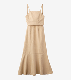 マルチウェイバックリボンキャミワンピース BEIGE