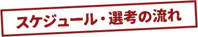 スケジュール・選考の流れ